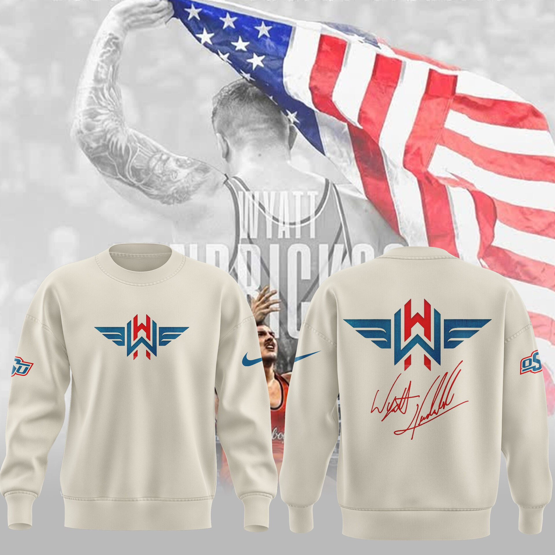 Wyatt Hendrickson New Sweatshirt Gifts For Wrestling Player