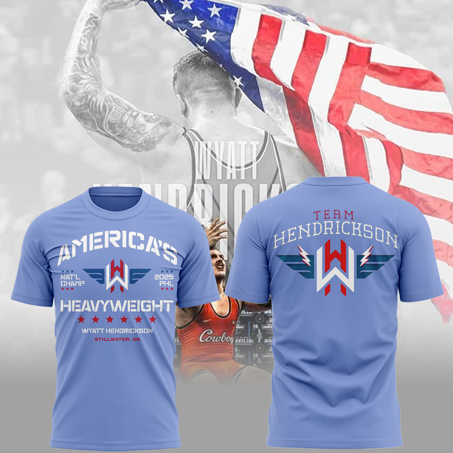 Wyatt Hendrickson New T-Shirt Best Gifts For Wrestling Fans