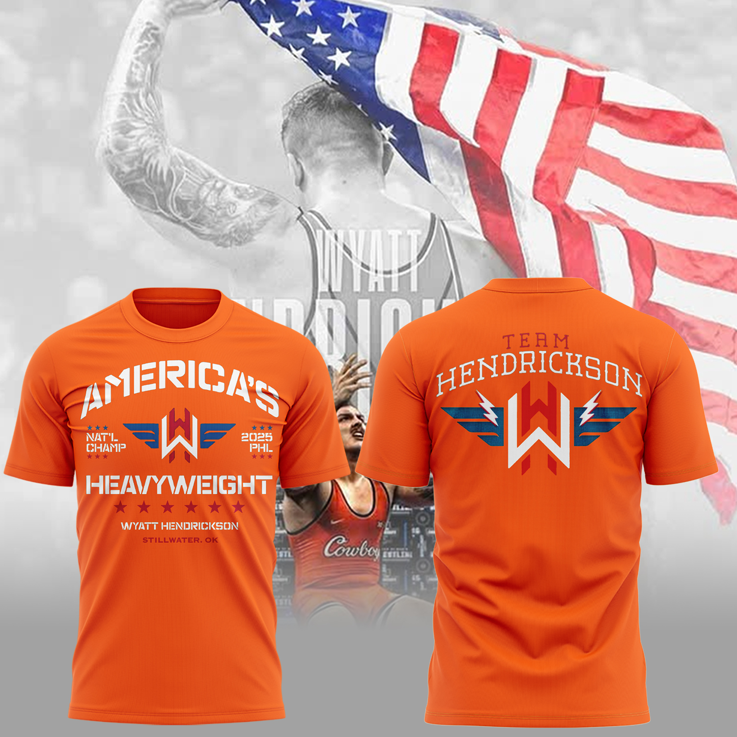 Wyatt Hendrickson New T-Shirt Gifts To Give Wrestling Players