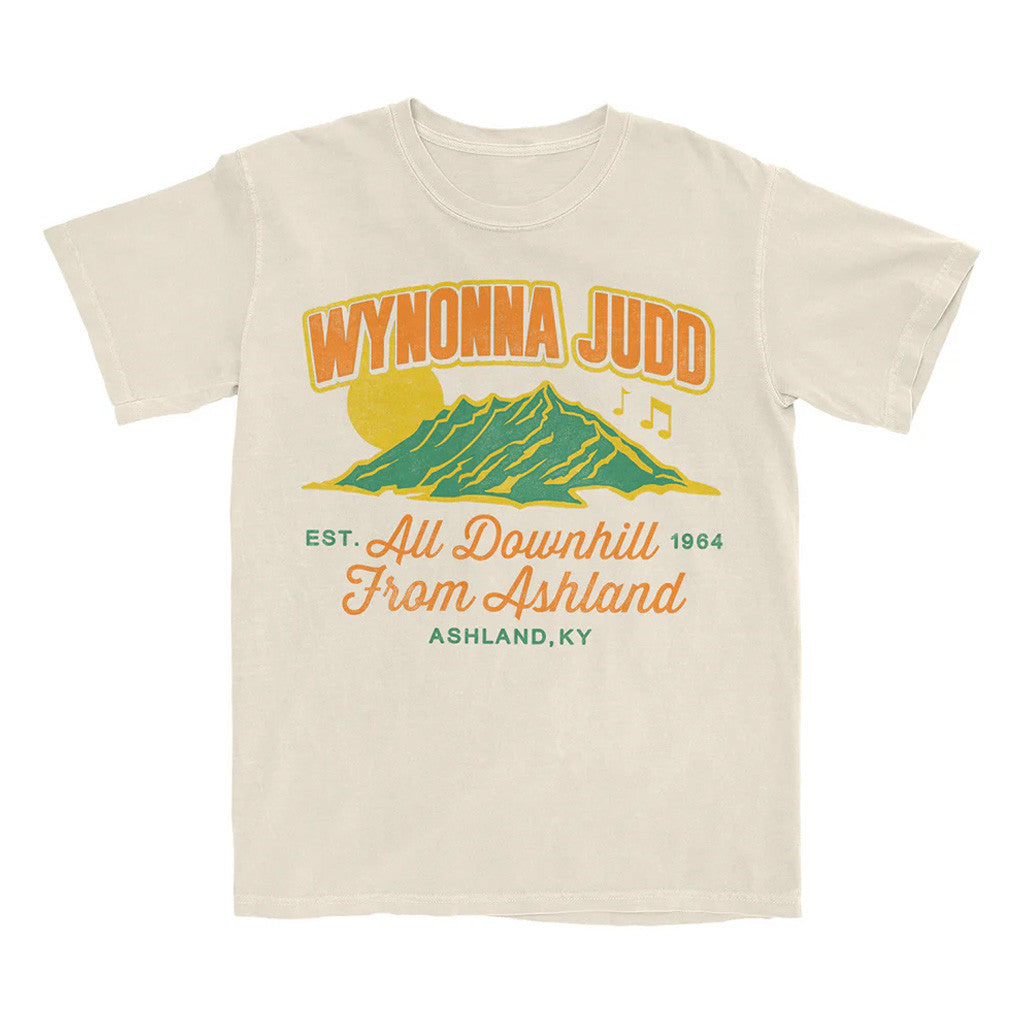 Wynonna Judd Merch Tour 2025 All Downhill From Ashland Tour T-shirt Gifts For Him Wynonna Judd Merch Tour 2025 All Downhill From Ashland Tour T-shirt Gifts For Him