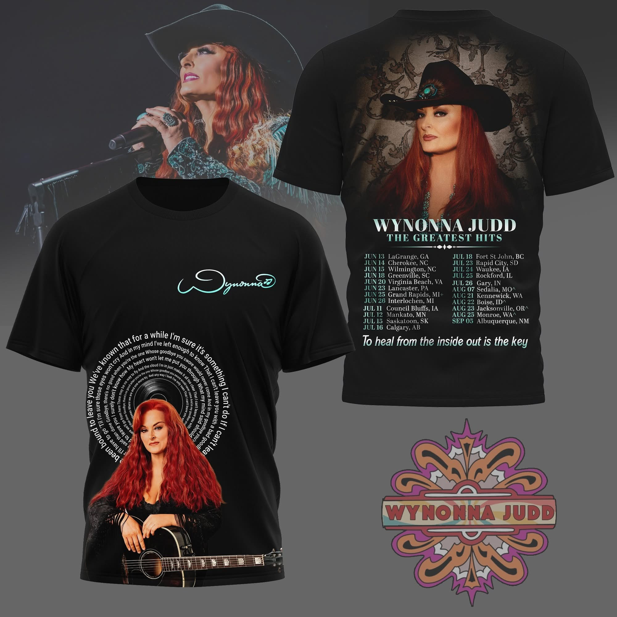 Wynonna Judd The Greatest Hits T-Shirt Wynonna Judd Tour Merch Gifts For Fans