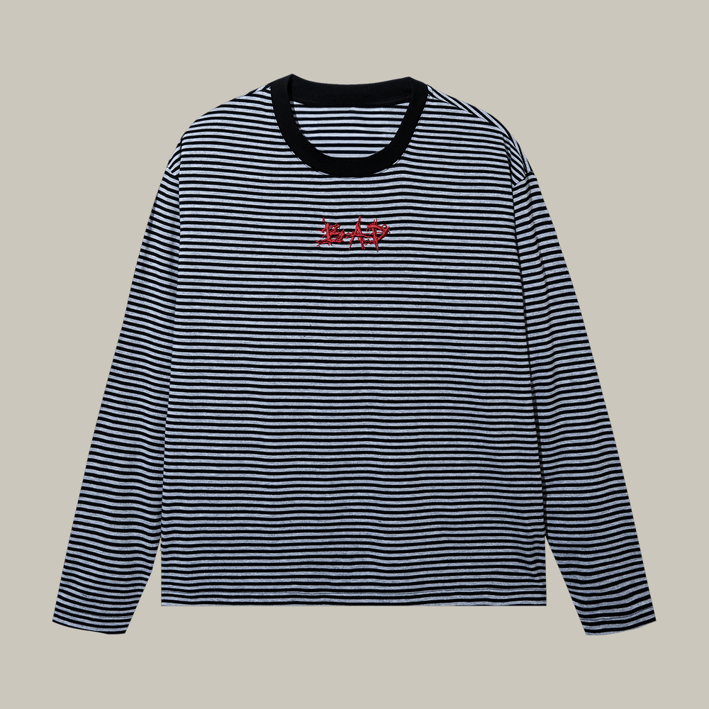 X Bad Striped Revenge Long Sleeve Shirt Revenge Clothing Unique Gift For Girlfriend