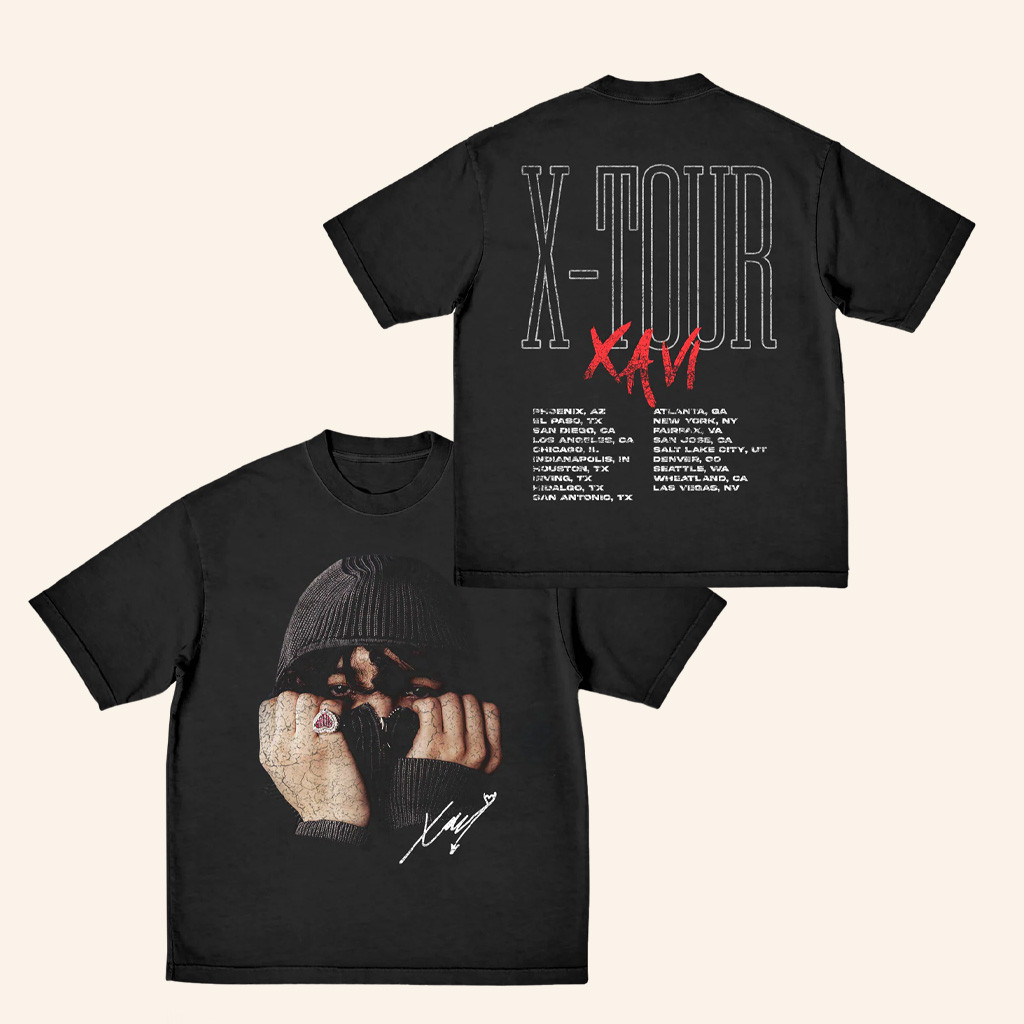 Xavi Merch X-Tour T-Shirt Christmas Present Ideas For Him
