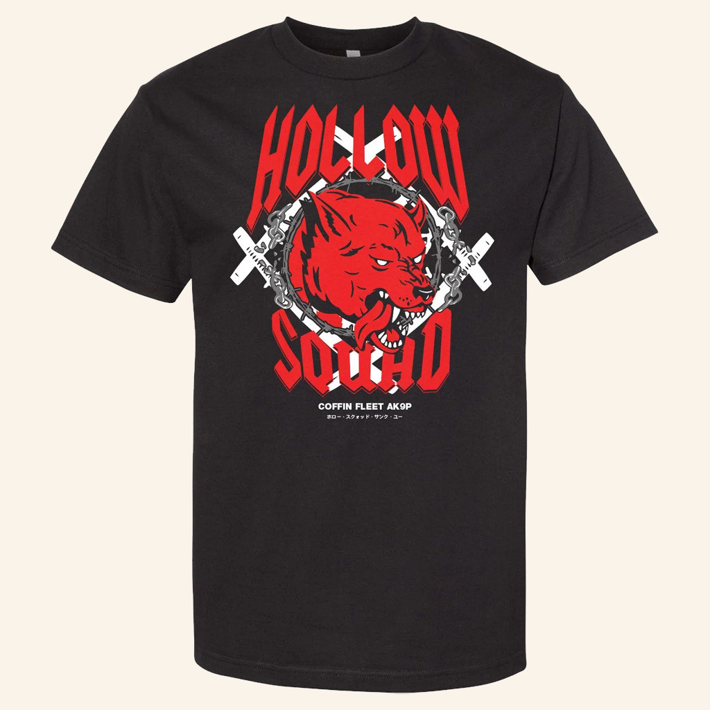 Xavier Wulf Merch Hollow Squad Coffin Fleet AK9P Shirt Gift Ideas For Husband