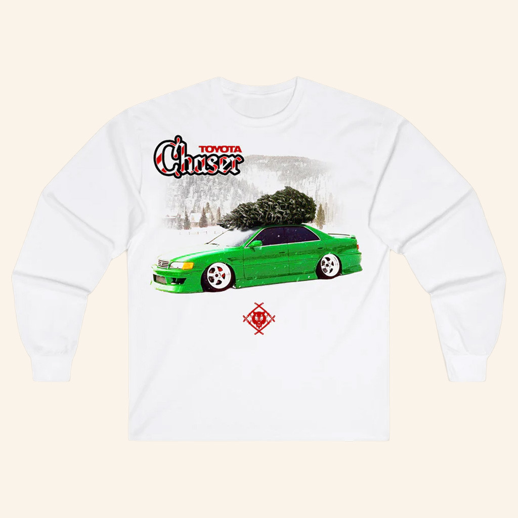Xavier Wulf Merch Hollowsquad LA HS Chaser Pine Long Sleeve Shirt Christmas Gifts For Him