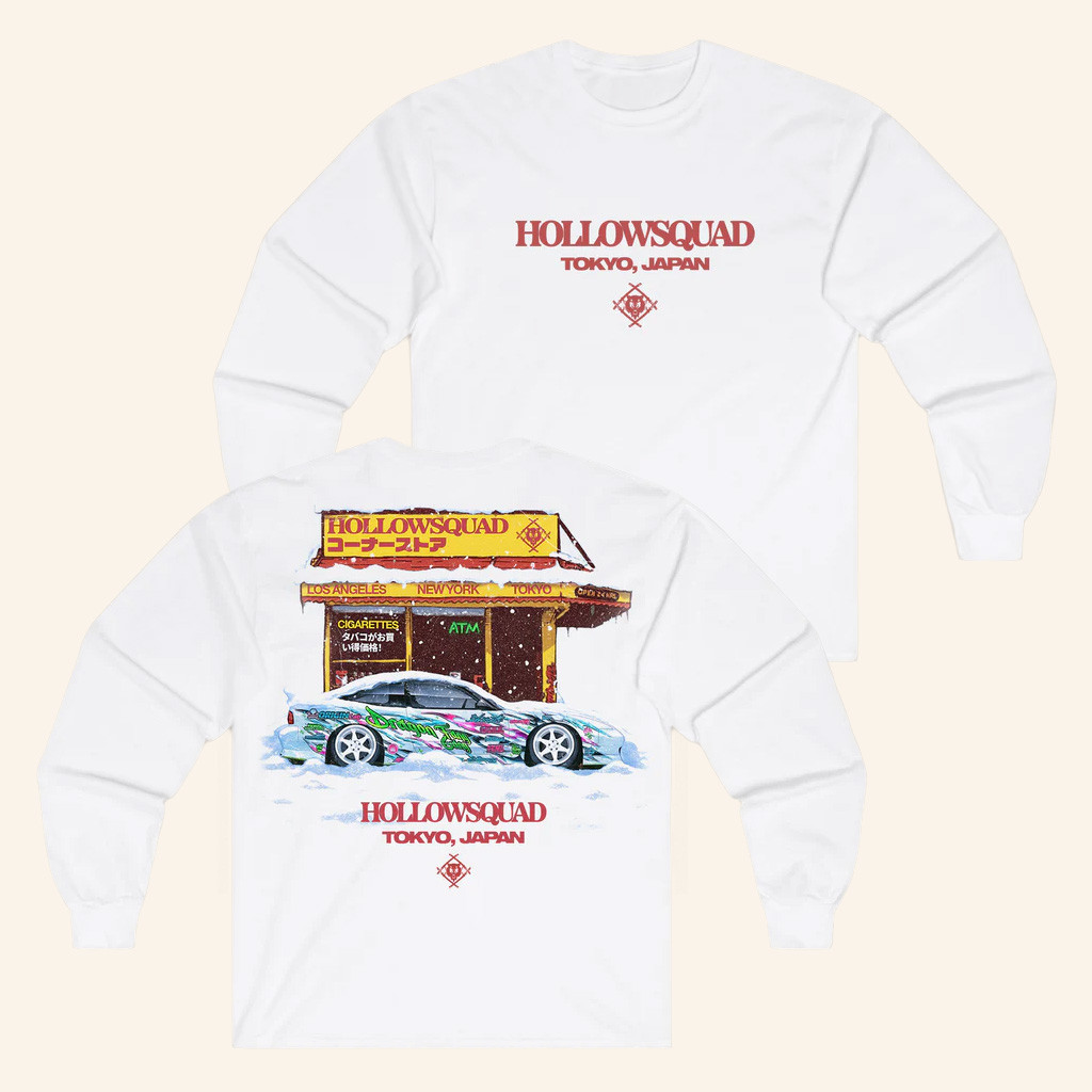 Xavier Wulf Merch Hollowsquad LA HS Corner Long Sleeve Shirt Christmas Present For Him