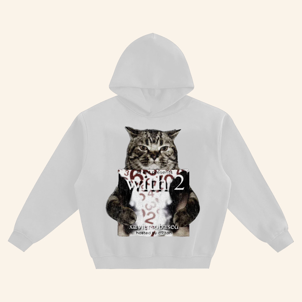 Xaviersobased Merch Cat Holding With 2 Xaviersobased Hoodie Best Gifts For Rap Lovers