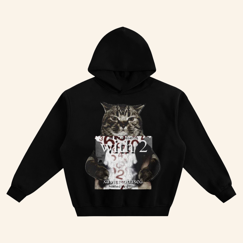 Xaviersobased Merch Cat Holding With 2 Xaviersobased Hoodie Gifts For Rapper Fans