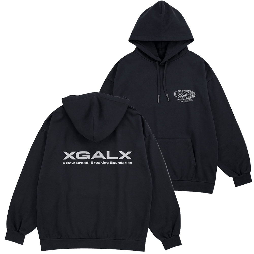 XG Merch XGALX Merchandise Pigment Dyed Hoodie Father's Day Gifts For Band Fans