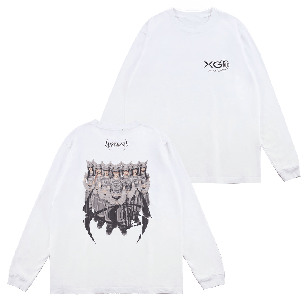 XG Merch XGALX Merchandise XG GR8 Kosuke Kawamura Pigment Dyed Long Sleeve T-Shirt XG Merch XGALX Merchandise XG GR8 Kosuke Kawamura Pigment Dyed Long Sleeve T-Shirt