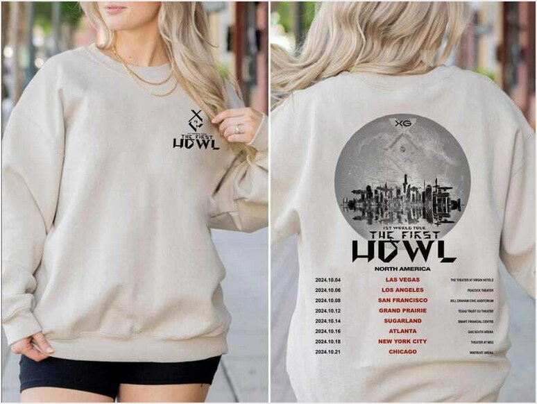 Xg The First Howl World Tour Sweatshirt Xg Woke Up Shirt Gifts For Fans Trendy Merch