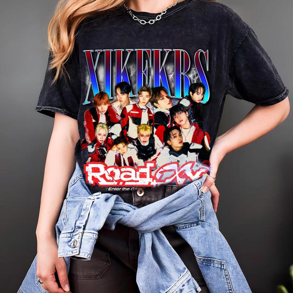 Xikers 2025 World Tour Mineral Wash Shirt Xikers Road To XY Enter The Gate T-Shirt Gifts Xikers 2025 World Tour Mineral Wash Shirt Xikers Road To XY Enter The Gate T-Shirt Gifts