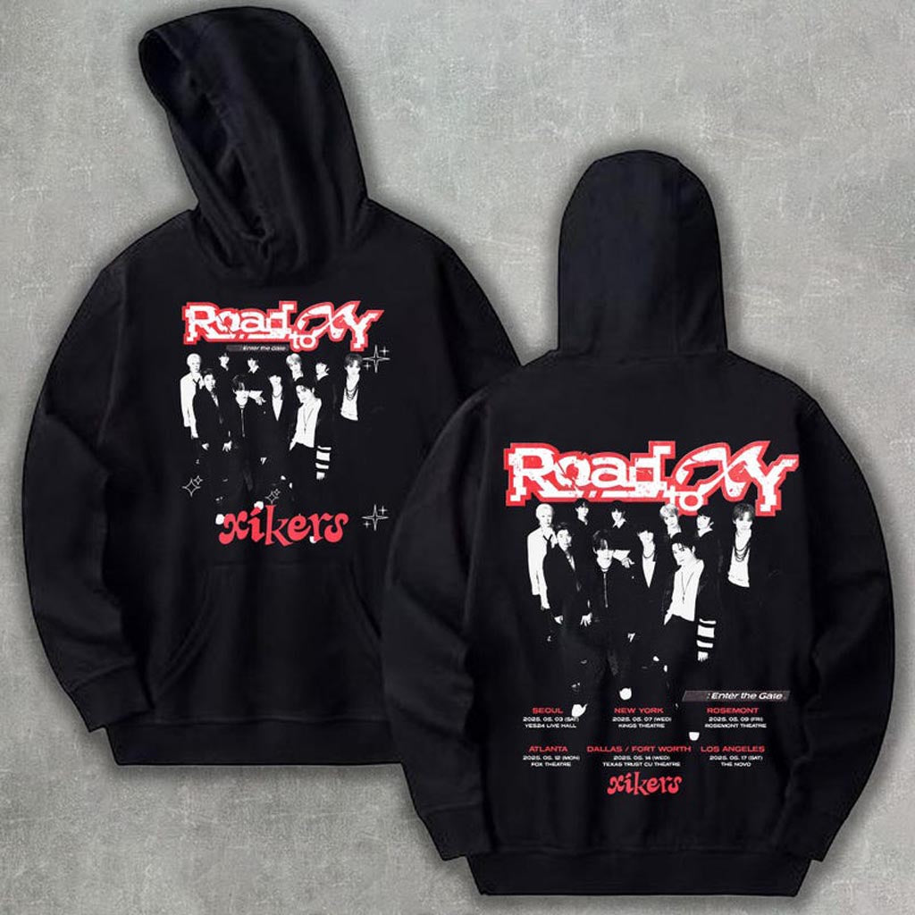 Xikers Road To XY Enter The Gate Hoodie Xikers 2025 World Tour Hoodie Xikers Enter Gate Tour Xikers Road To XY Enter The Gate Hoodie Xikers 2025 World Tour Hoodie Xikers Enter Gate Tour