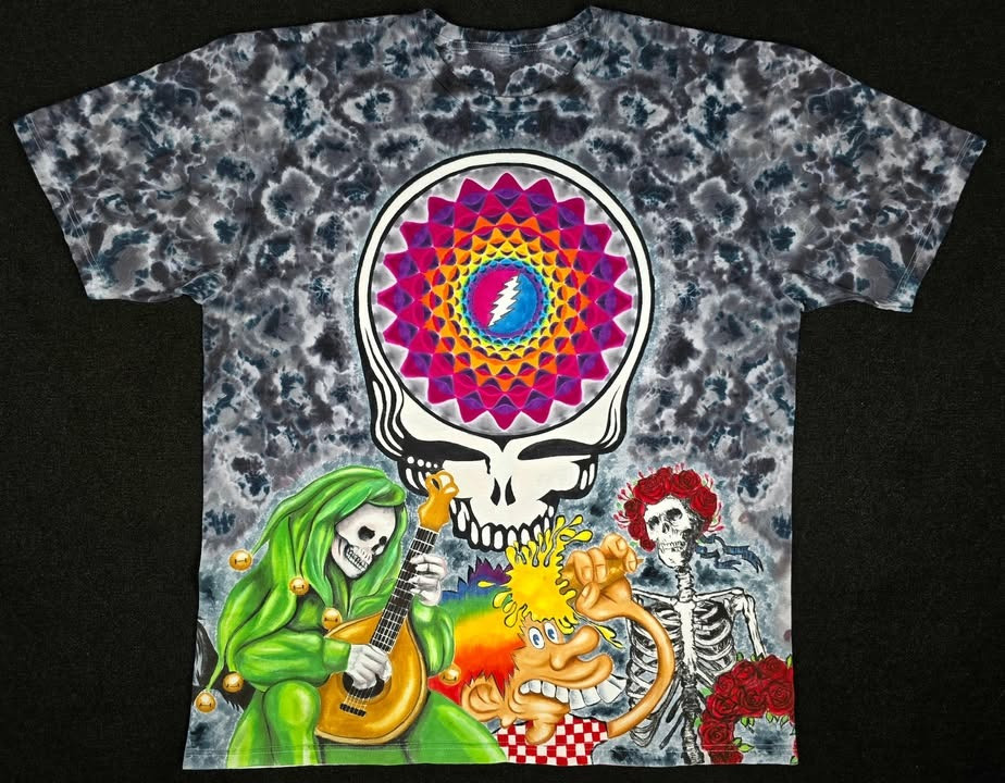 XL collab With Diego Rambo Up 4 Auction Tie Dye T-Shirt Apparel Gift Ideas