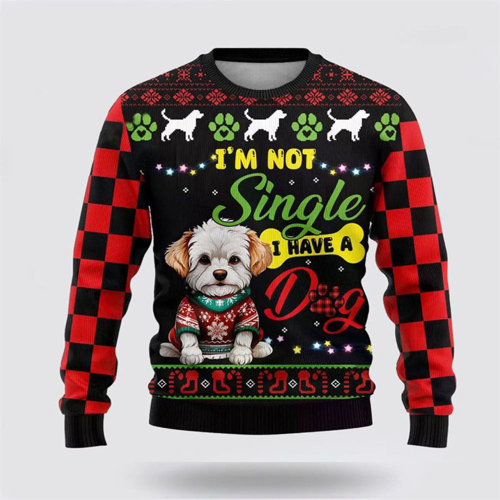 Xmas Maltese Dog Ugly Christmas Sweater Christmas  Christmas Gifts For Husband