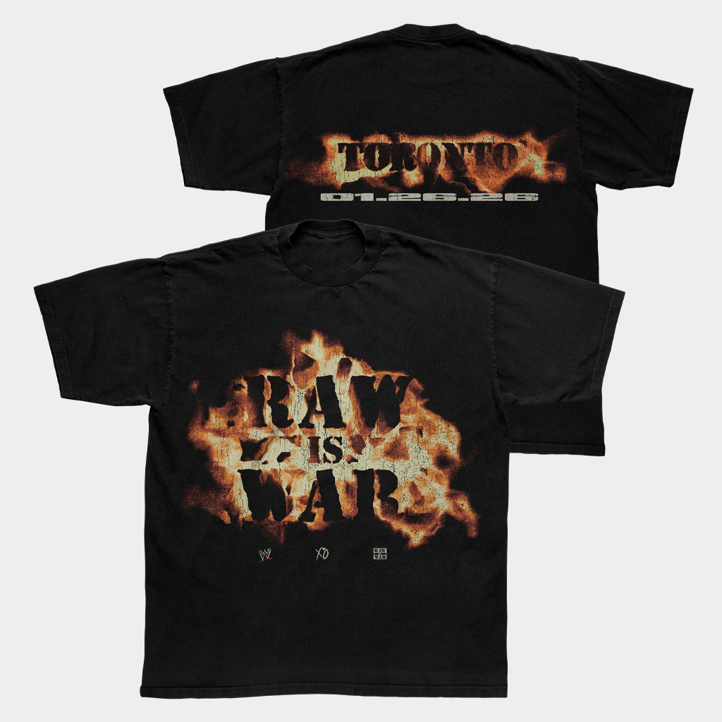 XO Merch WWE X XO Raw Is War T-Shirt Toronto 01 26 26 Shirt Birthday Gift For Him-1