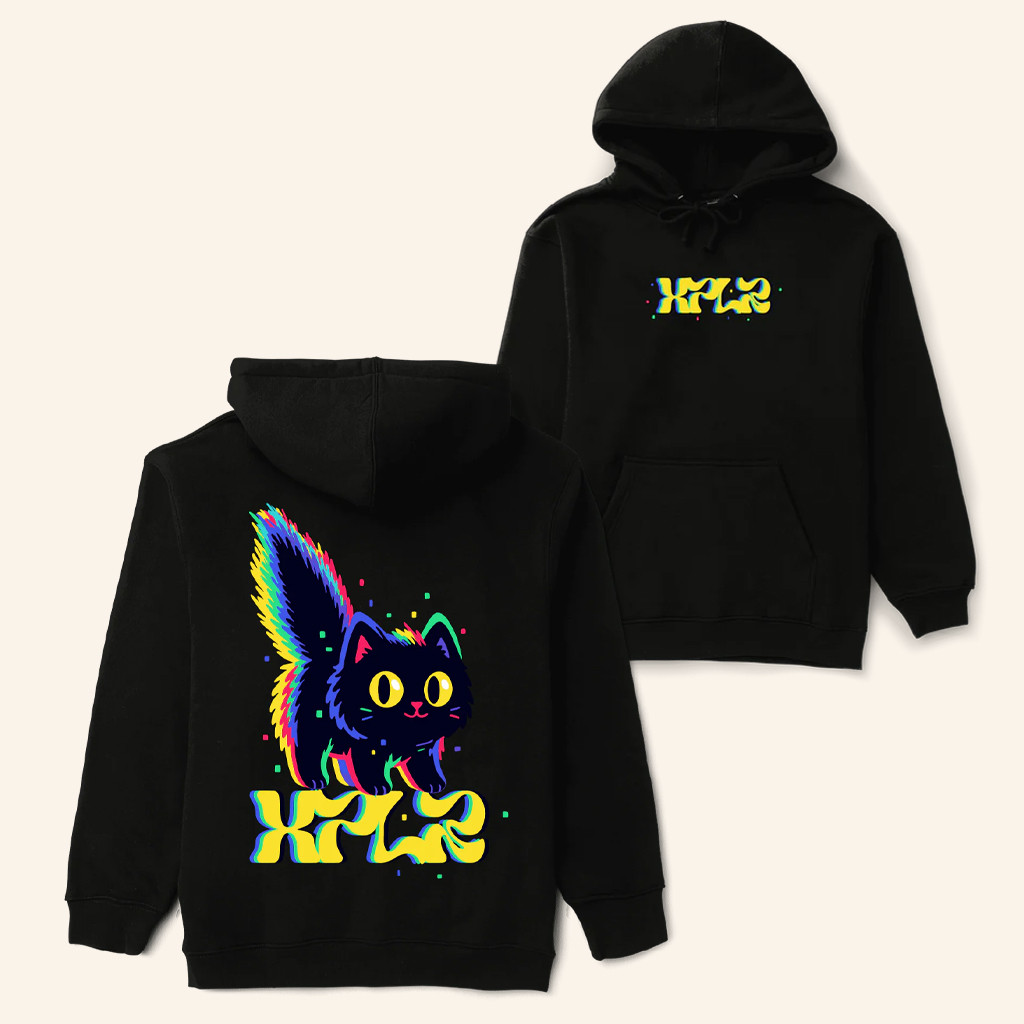 XPLR Merch Bad Luck Cat Hoodie Birthday Gift For Girlfriend