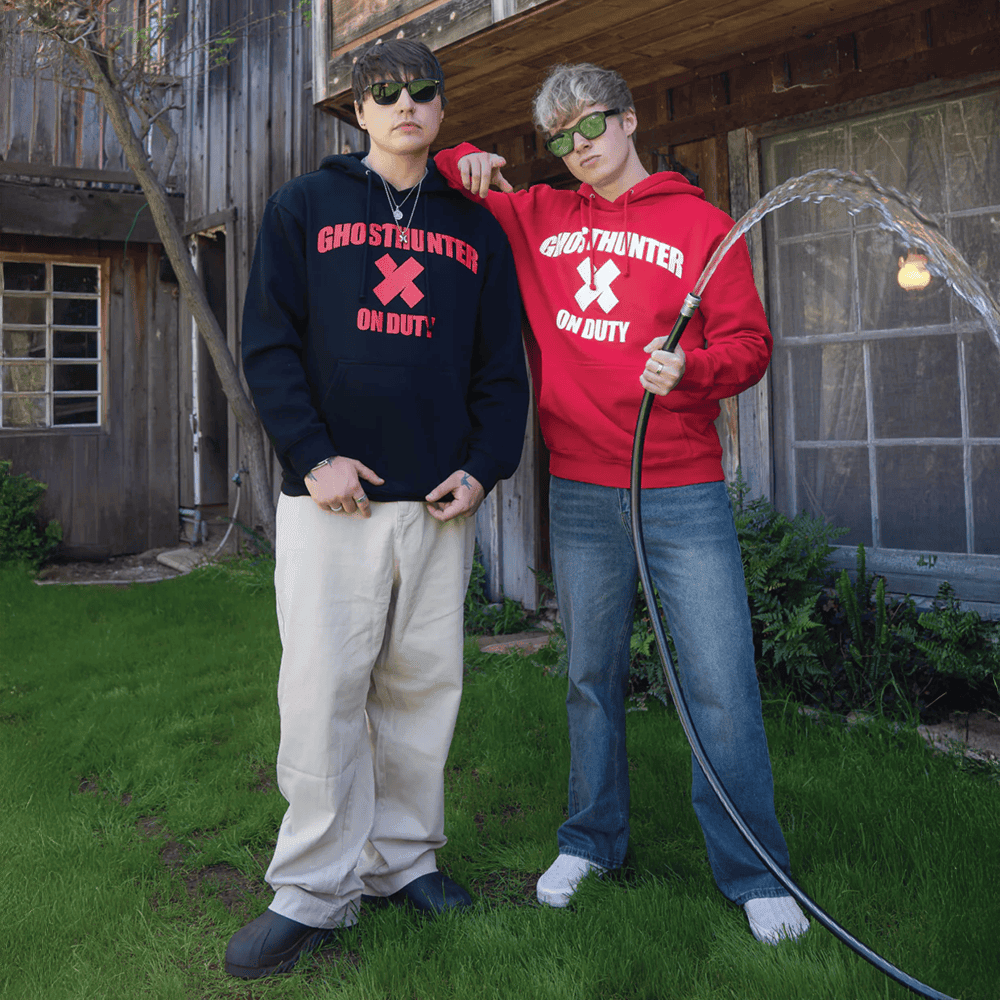 XPLR Merch Sam And Colby Hoodie Ghost Hunter On Duty Hoodie Gifts For Father's Day From Wife XPLR Merch Sam And Colby Hoodie Ghost Hunter On Duty Hoodie Gifts For Father's Day From Wife