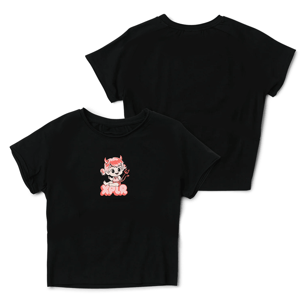 XPLR Merch Sam And Colby Shirt Devil Baby Tee Mother's Day Gifts For Daughter XPLR Merch Sam And Colby Shirt Devil Baby Tee Mother's Day Gifts For Daughter