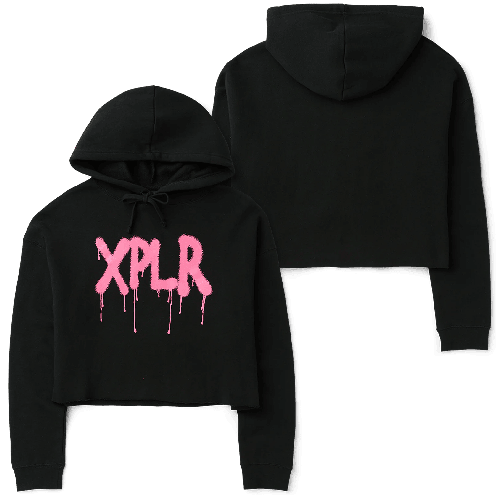 XPLR Merch Sam And Colby XPLR Cropped Hoodie Mother's Day Delivery Gifts XPLR Merch Sam And Colby XPLR Cropped Hoodie Mother's Day Delivery Gifts