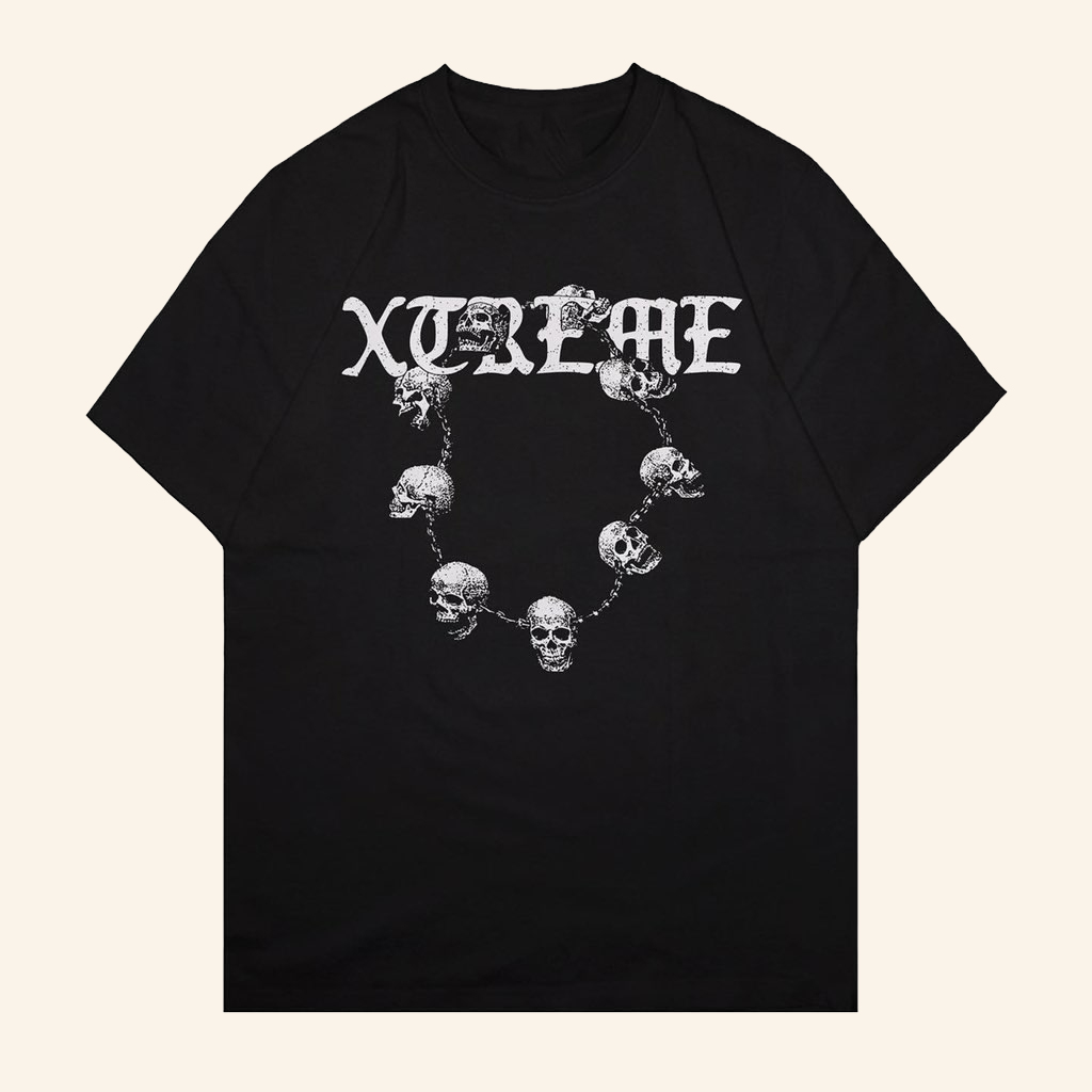 XTREME Merch XTREME Skull T-Shirt Birthday Gift For Husband