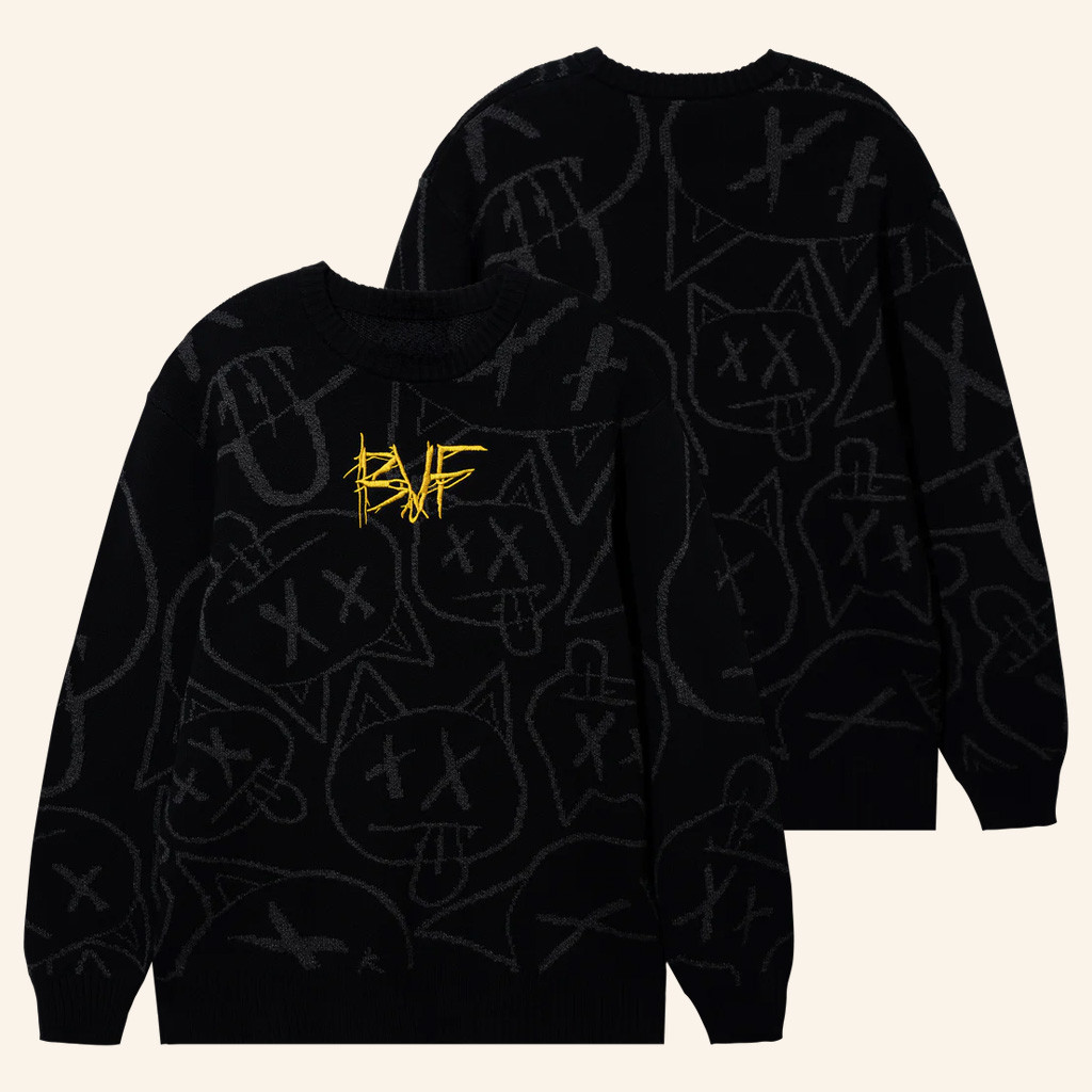 XXXTentacion Merch BVF Cat Sweater Presents For Hip Hop Lovers XXXTentacion Merch BVF Cat Sweater Presents For Hip Hop Lovers