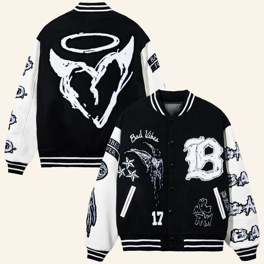 XXXTentacion Merch No More Pain Varsity Jacket Presents For Hip Hop Lovers