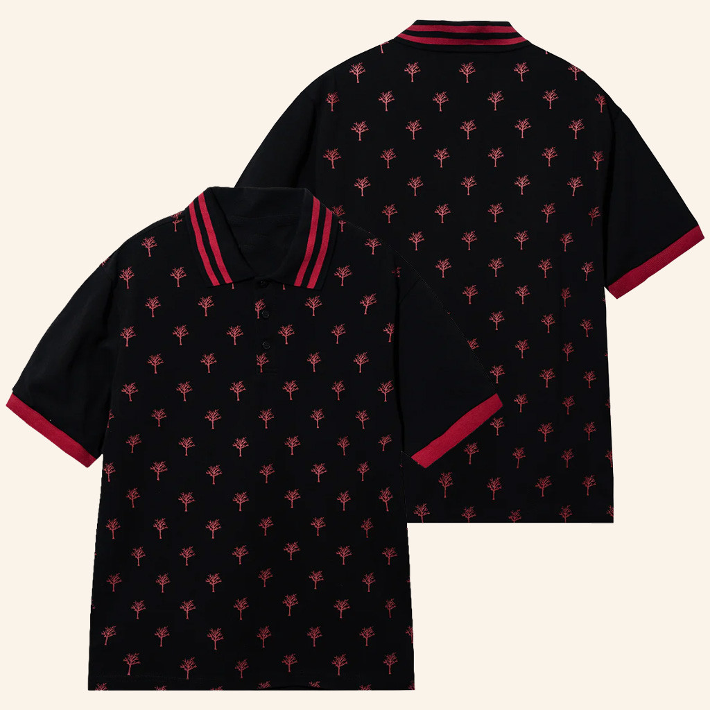 XXXTentacion Merch Tree Of Life Polo Shirt Gifts Ideas For Rapper Fans