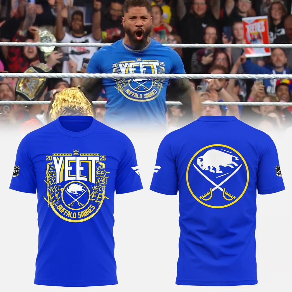 Y.E.E.T x Buffalo Sabres Limited Edition 2025 T-Shirt Ice Hockey Fan Gifts
