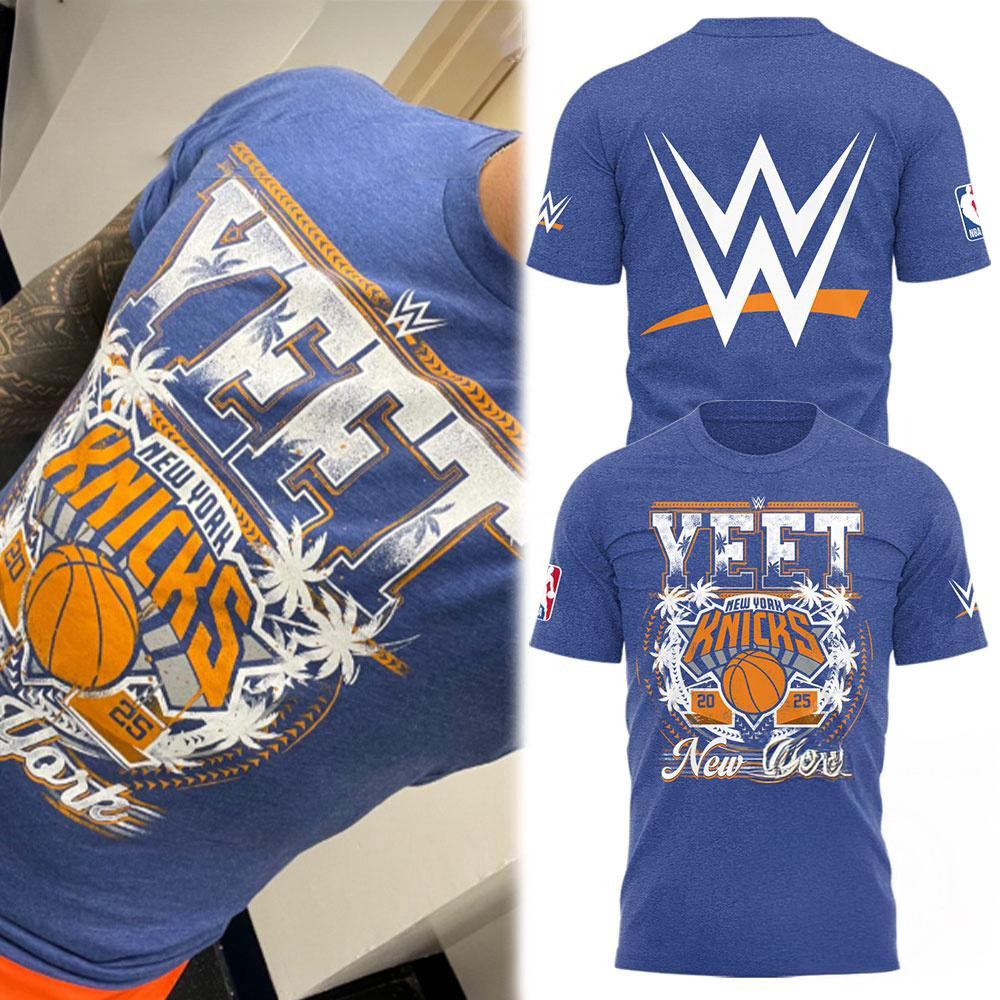 Y.E.E.T x New York Knicks 2025 T-Shirt Gift Ideas For Basketball Lovers
