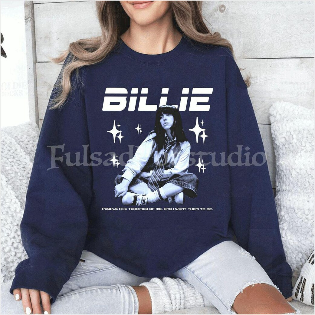 Y2K Billie Eilish Streetwear Inspired Concert Shirt Y2K Billie 4 SweaT-shirt Gifts For Him