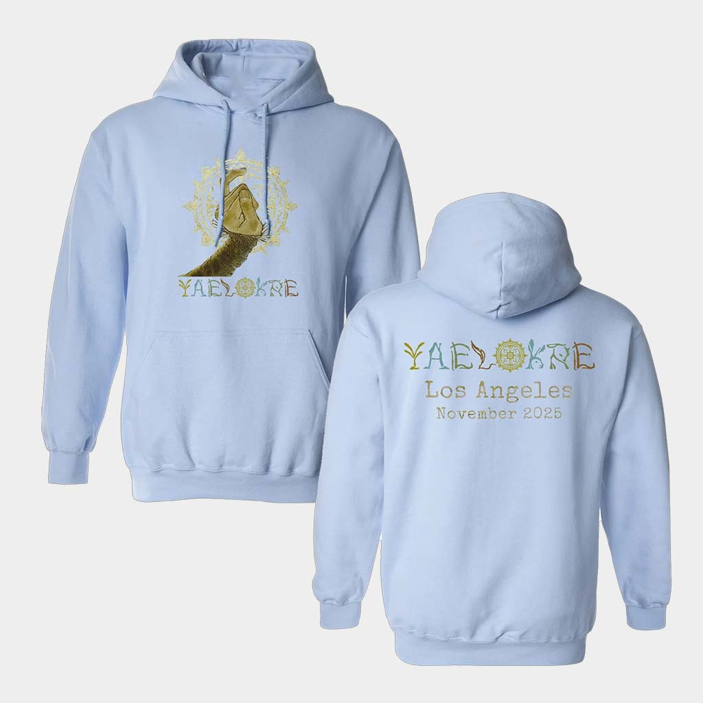 Yaelokre Merch Pinky Promise Blue Hoodie Yaelokre Los Angeles November 2025 Hoodie Fans Gifts