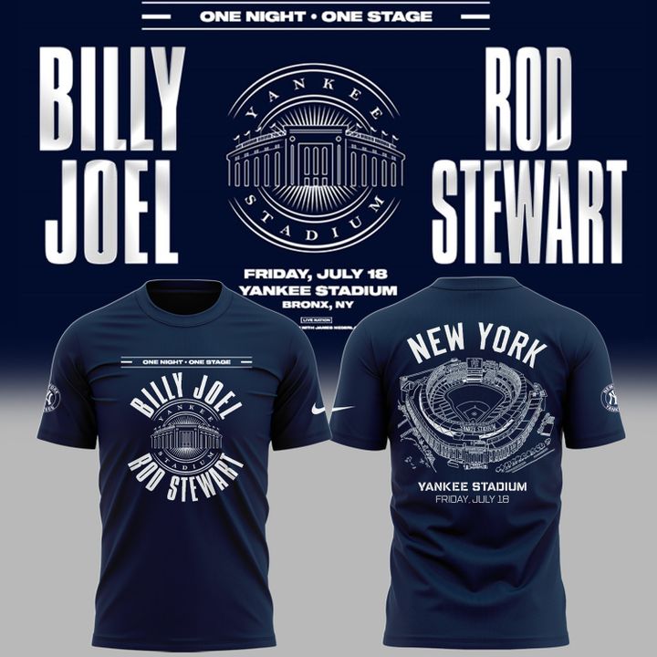 Yankees Merch One Night One Stage New York Yankees T-Shirt 2025 Best Baseball Father's Day Gifts