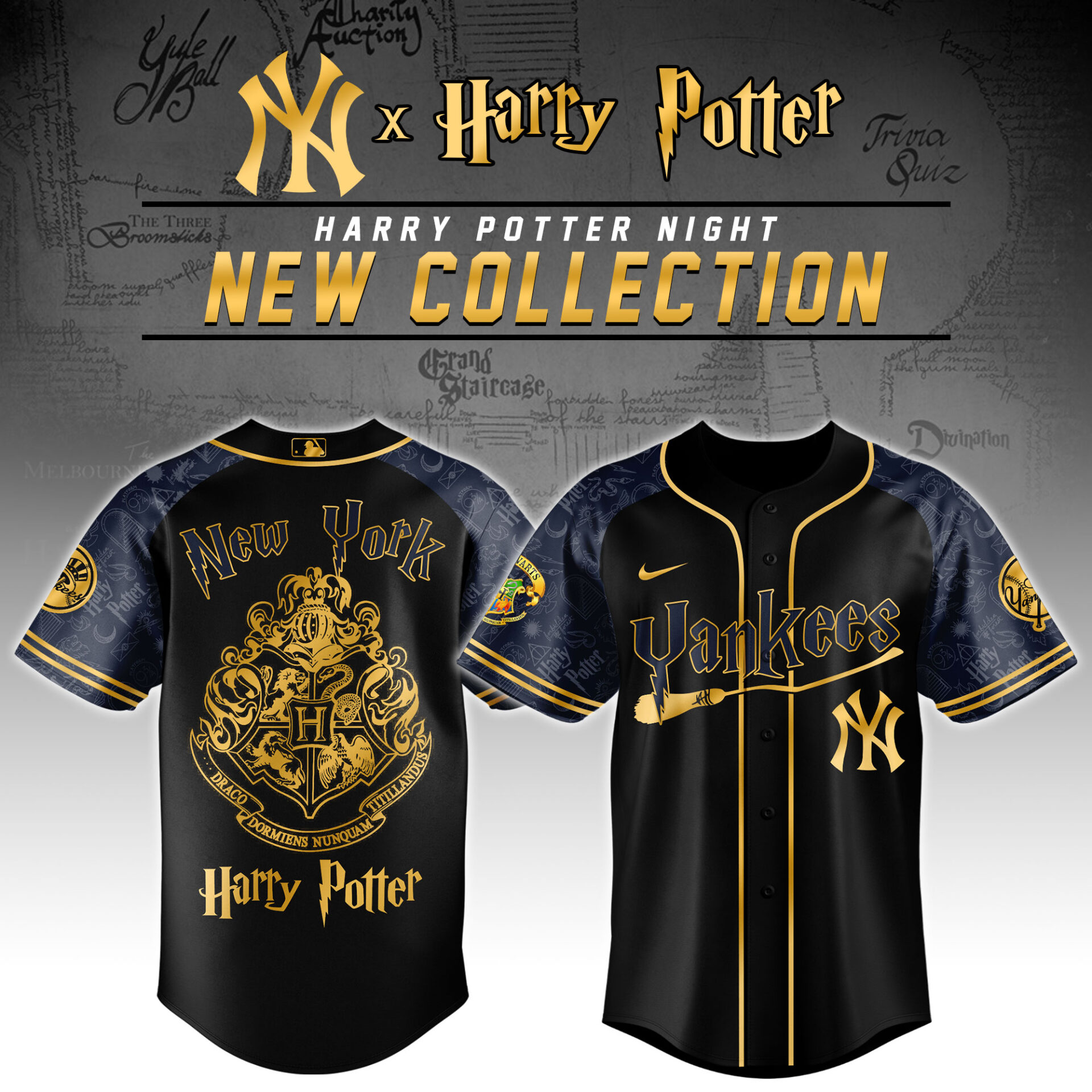Yankees x Harry Potter Night 2025 Jersey Baseball Coach Gift Ideas
