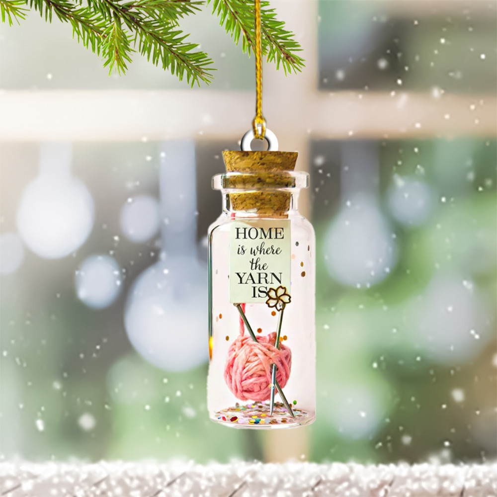 Yarn Christmas Ornament Christmas Ornaments For Knitters Home Is Where The Yarn Is
