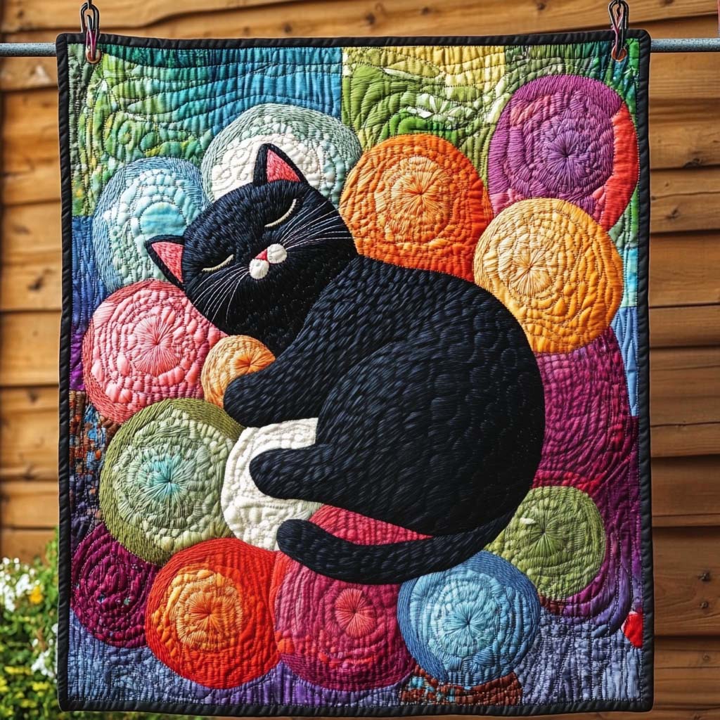 Yarn Dreams Quilted Blanket Gifts For Cat Owners