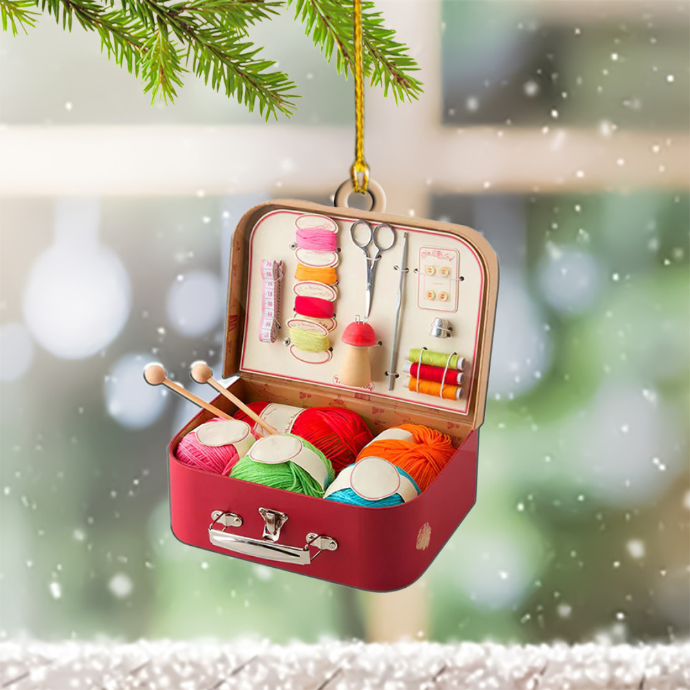 Yarn Ornament Knitters Christmas Ornaments Decorating For Christmas 2024