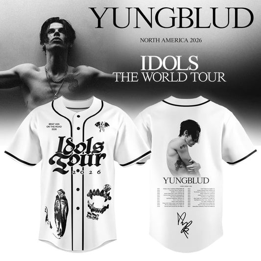 YBD Idols The World Tour 2026 Merch Idols Jersey Yungblud Clothes Best Gift For Brother