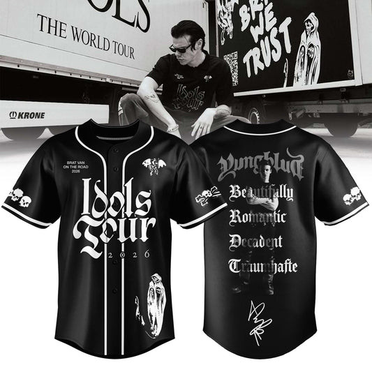 YBD Idols The World Tour 2026 Merch Signature Jersey Yungblud Clothes Best Gift For Boyfriend