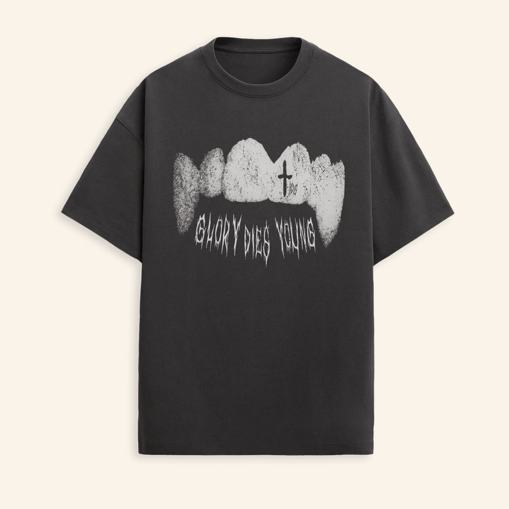 YDG Merch YDG Fang T-Shirt Glory Dies Young Shirt Gift Ideas For Father