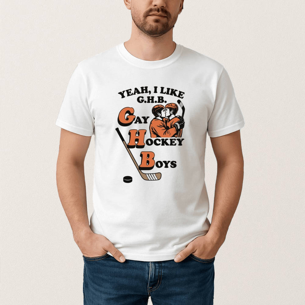 Yeah I Like Gay Hockey Boys T-Shirt Heated Rivalry Clothes Gift For Fans