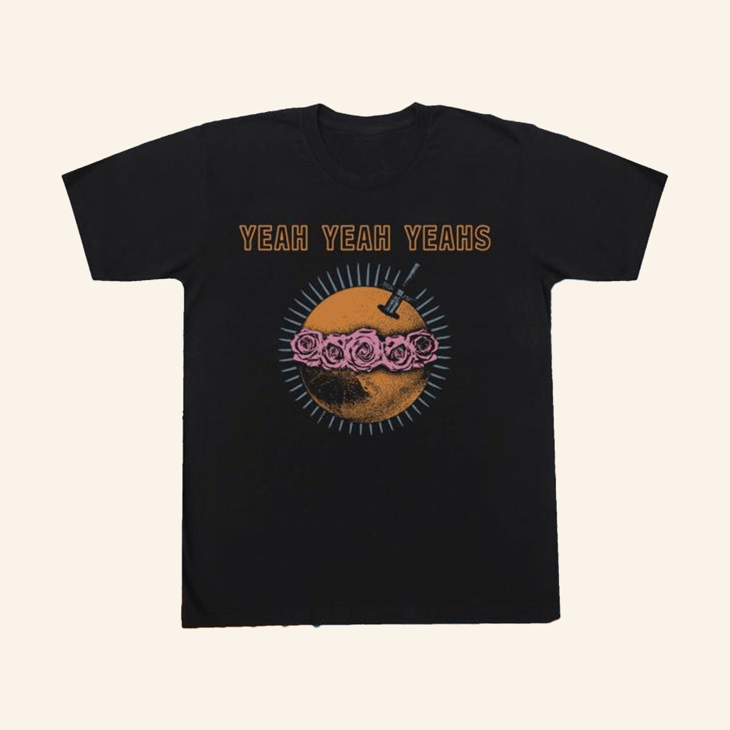 Yeah Yeah Yeahs Merch Moon Rose T-Shirt Gifts For Besties
