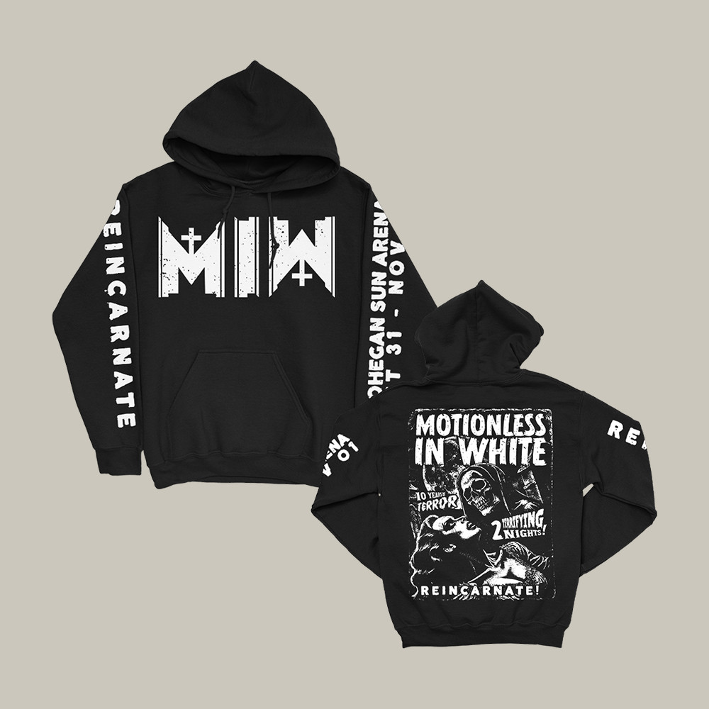 Years Of Terror Motionless In White Hoodie Metalcore Music Apparel Cool Gift For Fans