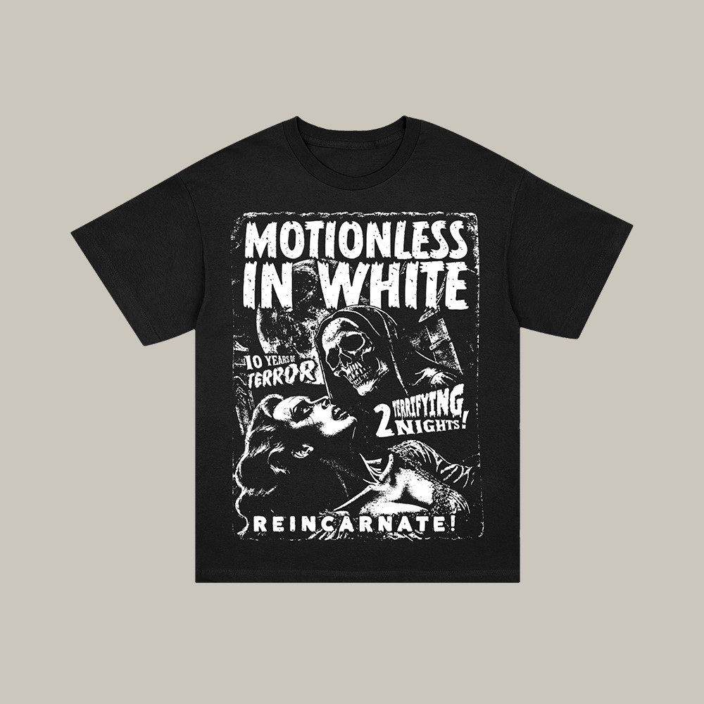 Years Of Terror Motionless In White T-Shirt Metalcore Music Tee Present For Friends