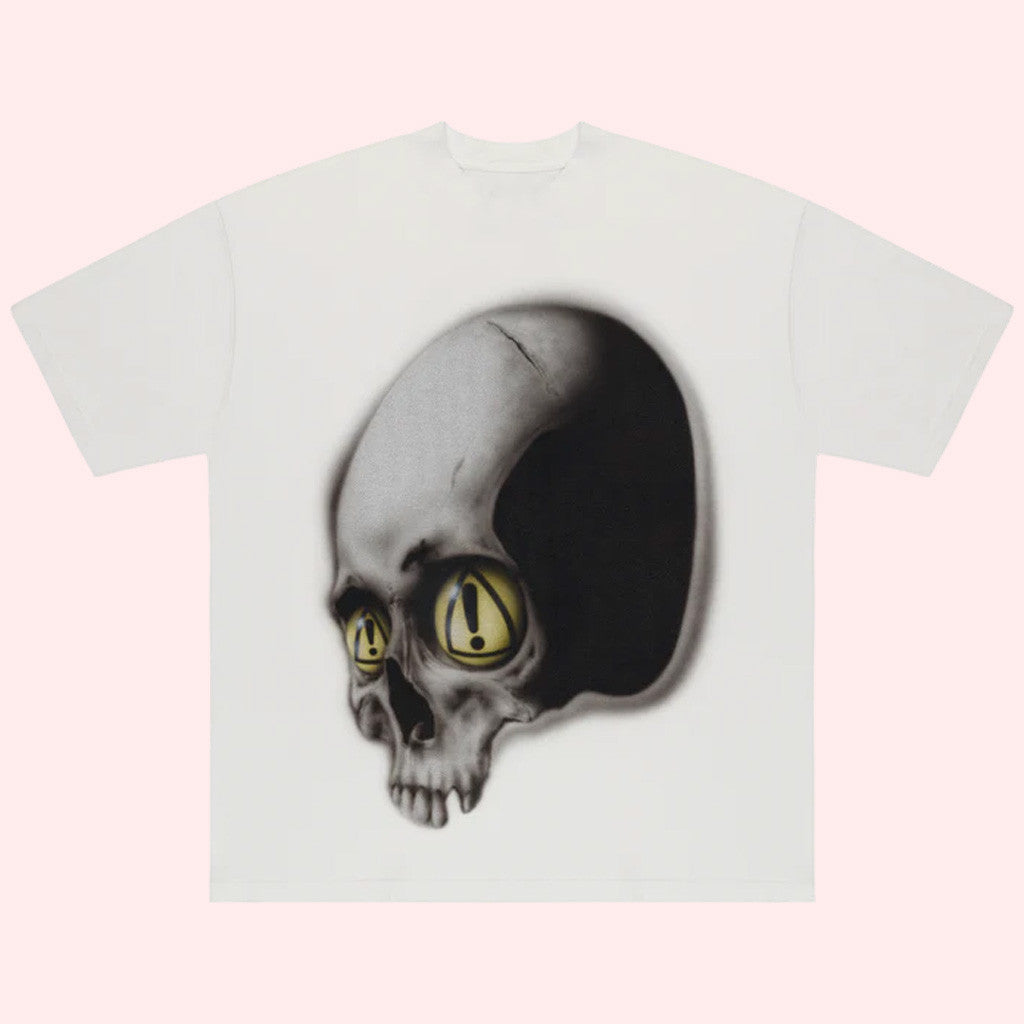 Yeat Merch Dangerous Summer Skull T-Shirt White Gift Ideas For Him