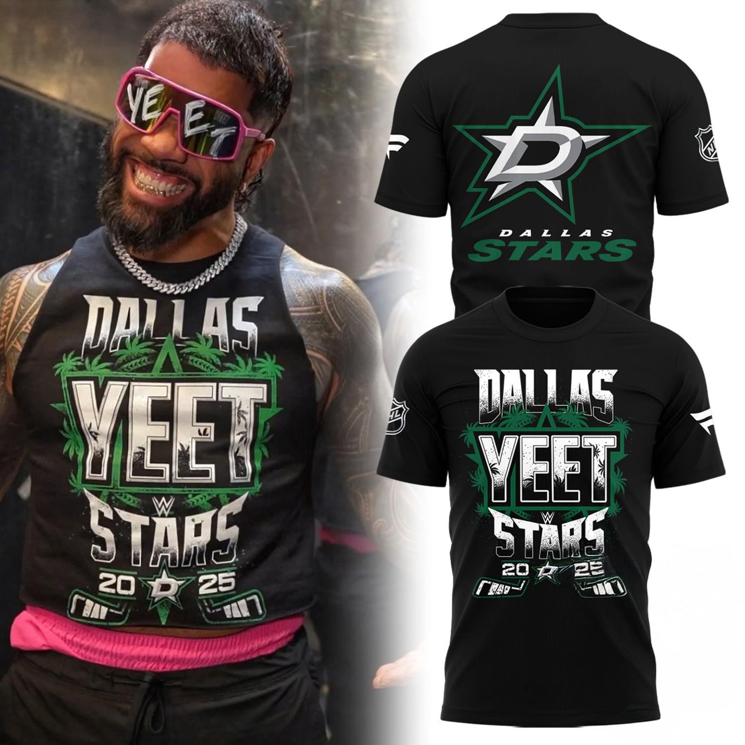 YEET Dallas Stars Hockey 2025 Shirt Gifts For Hockey Fan