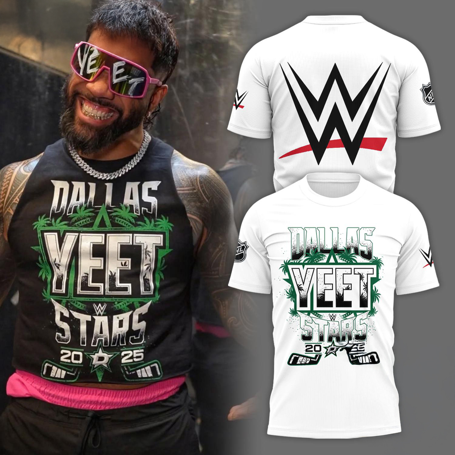 YEET Dallas Stars Hockey 2025 T-Shirt Hockey Lover Fan Gifts