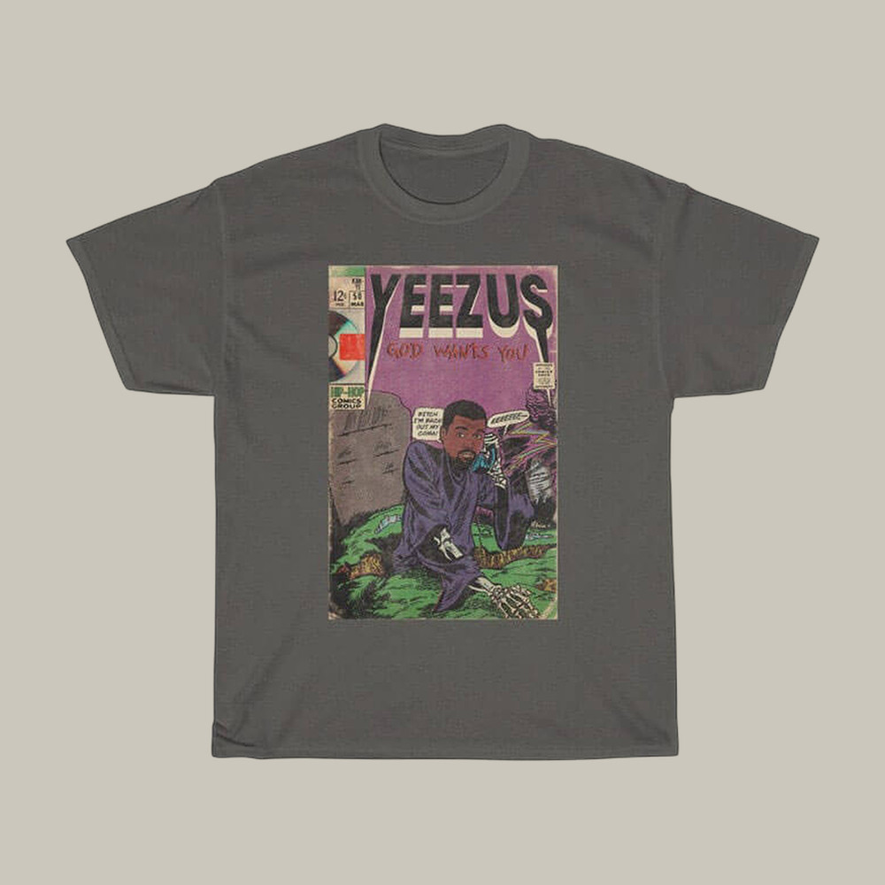 Yeezus Comic Book Art Kanye West T-Shirt Kanye West 2026 World Tour Merch Gift For Music Fans