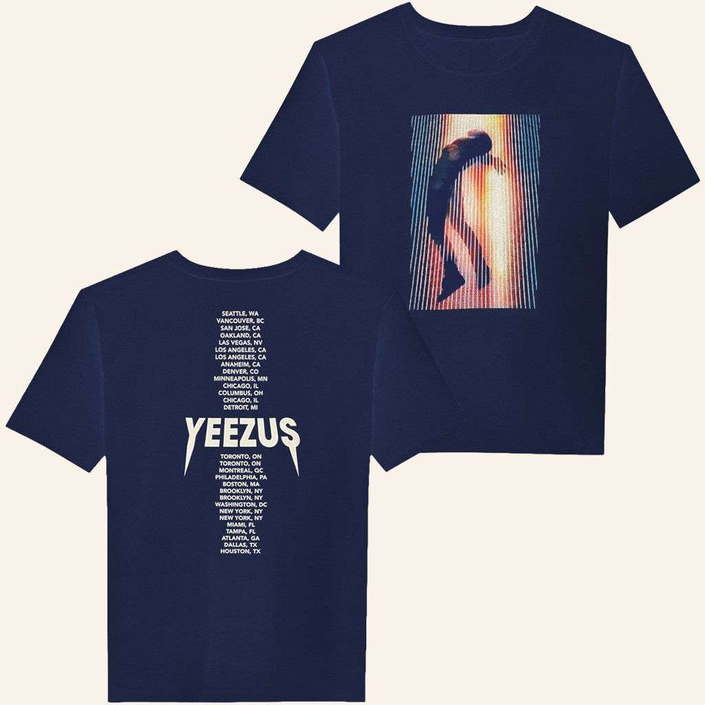 Yeezus Merch Kanye Yeezus Tour T-Shirt Yeezus Tour Merch Best Gifts For Rapper Fans