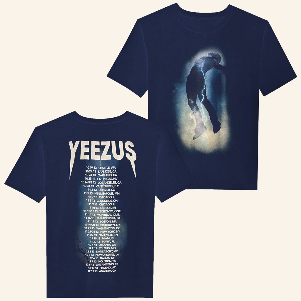 Yeezus Merch Kanye Yeezus Tour T-Shirt Yeezus Tour Merch Gifts Ideas For Rap Lovers